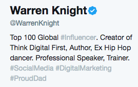 How to get verified as a speaker on twitter
