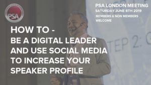 Digital Leadership keynote PSA London - June 2019
