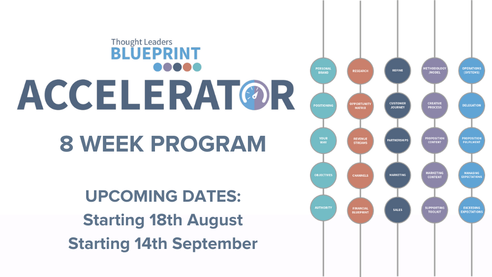 Thought Leadership Blueprint Accelerator Programme